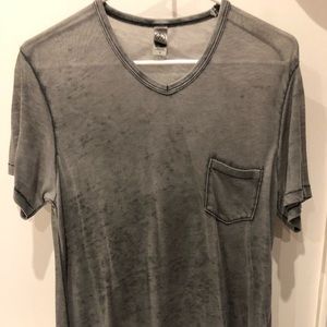 Men’s Alternative Grey Distressed T-Shirt